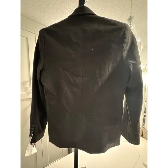 Calvin Klein Boys Black Blazer Jacket Size 12Polyester/Rayon Blend - Picture 2 of 10
